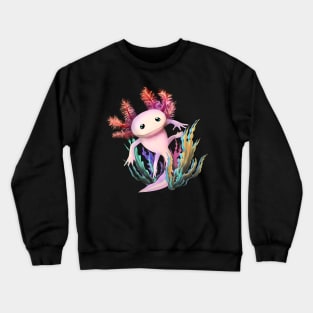 Cute Axolotl Crewneck Sweatshirt